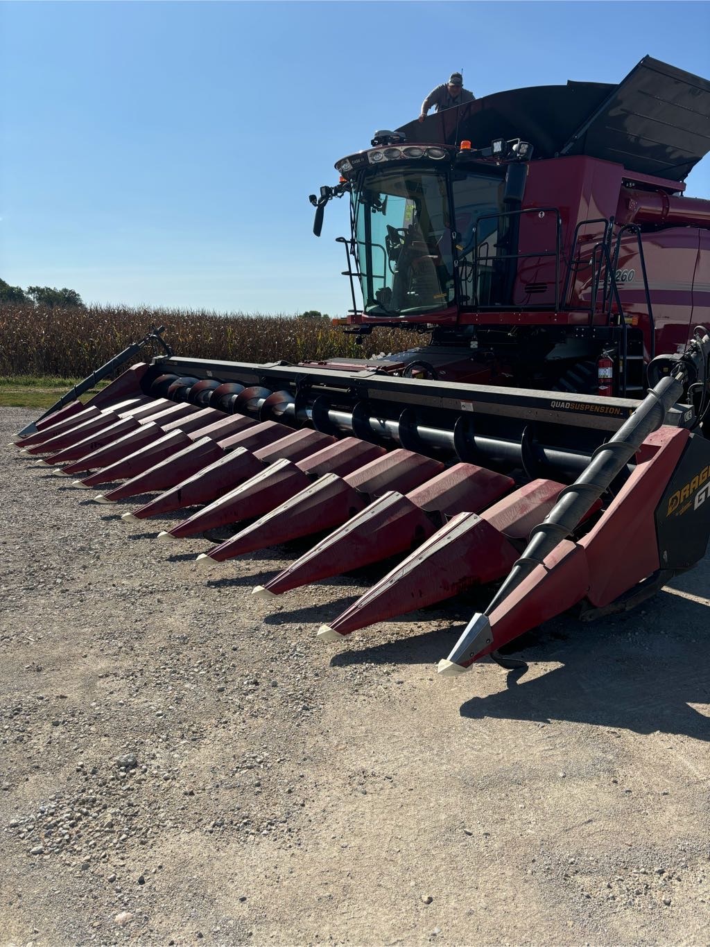 2017 Drago 1230 Header Corn